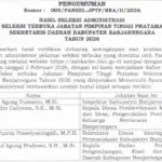 Calon Sekda Banjarnegara