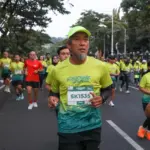 Sekda jateng saat mengikuti Sriboga Run