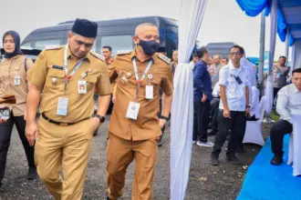 Wagub Jateng saat mengikuti arapan Presiden Prabowo Subianto