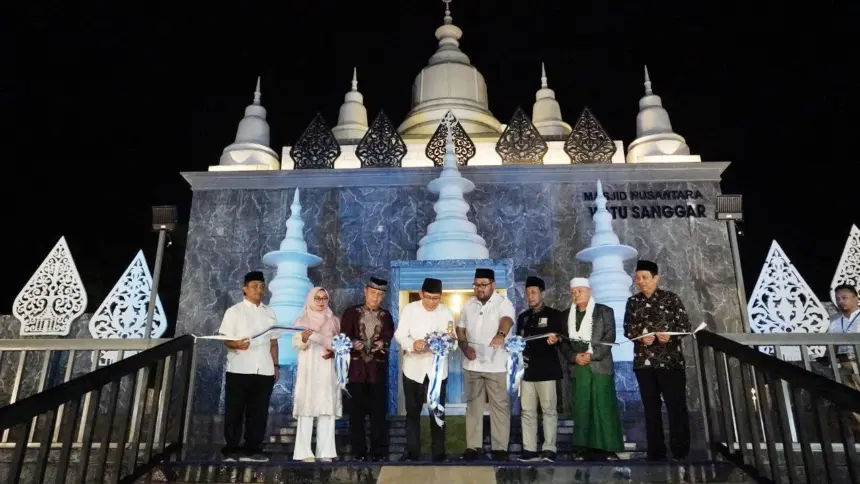 Persemian masjid nusantara satu sanggar Purbalingga