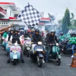 Touring Vespa, Wagub Siapkan aplikasi darurat driver ojol