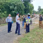 pasang rambu jalur wisata dieng