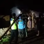 kebakaran rumah produksi batu bata