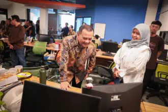 Gubernur Jateng berkunjung ke kantor media massa