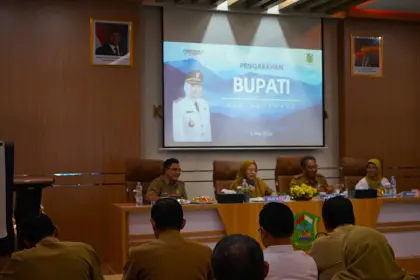 bupati tekankan pelayanan publik dalam rakor bersama OPD