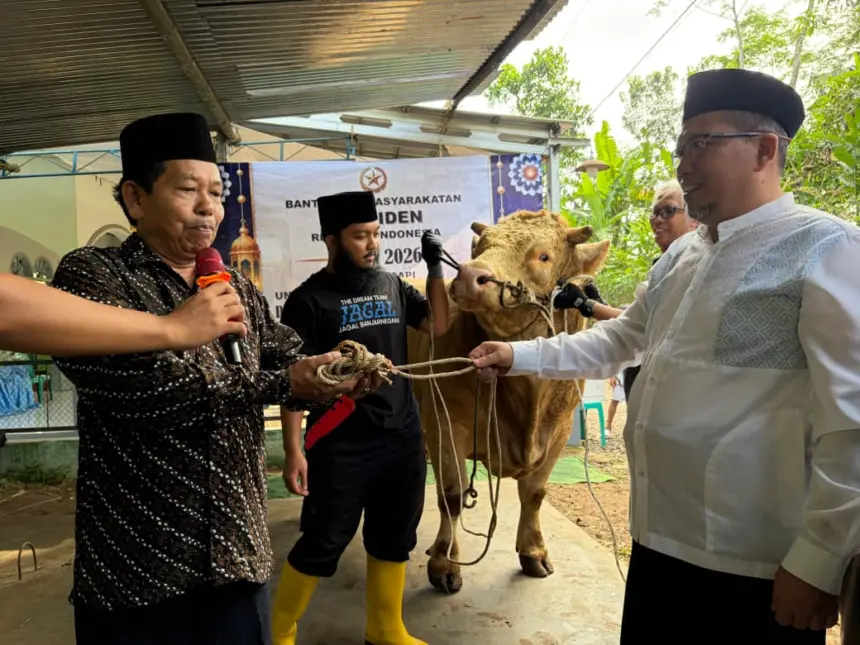Bantuan hewan kurban Presiden Prabowo