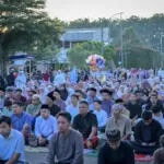 Ribuan jemaah ikuti salat iduladha di Alun-alun Banjarnegara