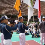 Pelepasan siswa SMP Negeri 1 Banjarnegara