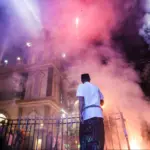 Pawai obor peringatan 1 Muharram di Jepara meriah