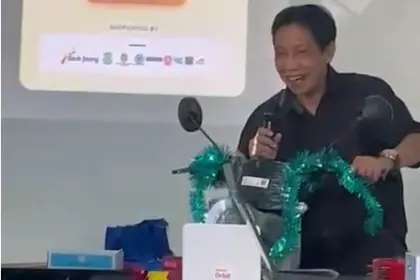 Undian hadiah bagi peserta donor darah di Banjarnegara