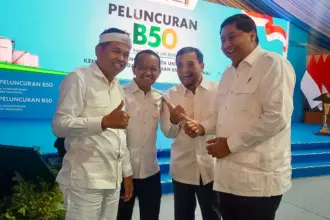 Ditengah peluncuran Mandatori B50, Compressed Natural Gas Jateng jadi perhatian Presiden