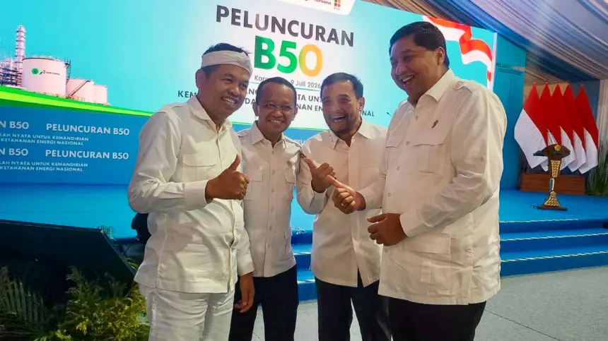Ditengah peluncuran Mandatori B50, Compressed Natural Gas Jateng jadi perhatian Presiden