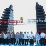 Peresmian bendungan jlantah di Karanganyar