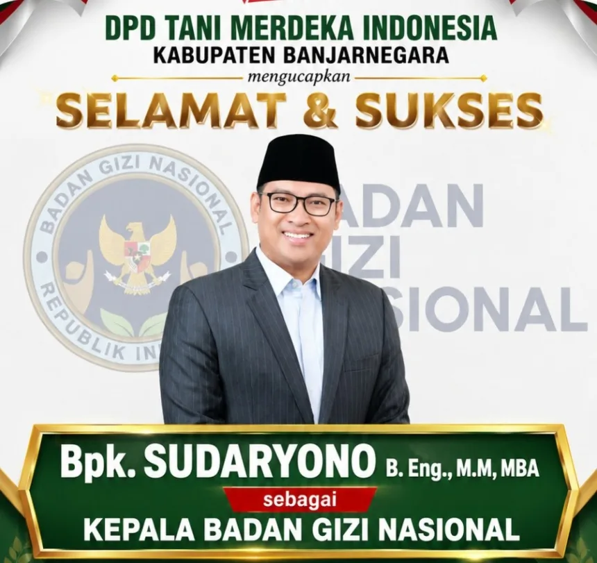 Mas Dar dilantik jadi kepala BGN, Don yakin MBG makin kuat