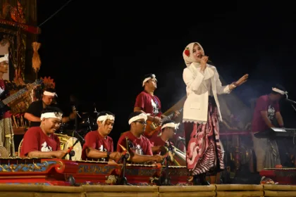 Penampilan wayang rakyat Sidareja Purbalingga