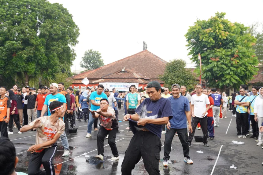 Lomba Agustusan dalam rangka HUT RI ke 81 di Purbalingga