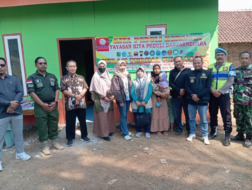 YKPB serahkank kunci rumah ke 57 setelah selesai dibangun