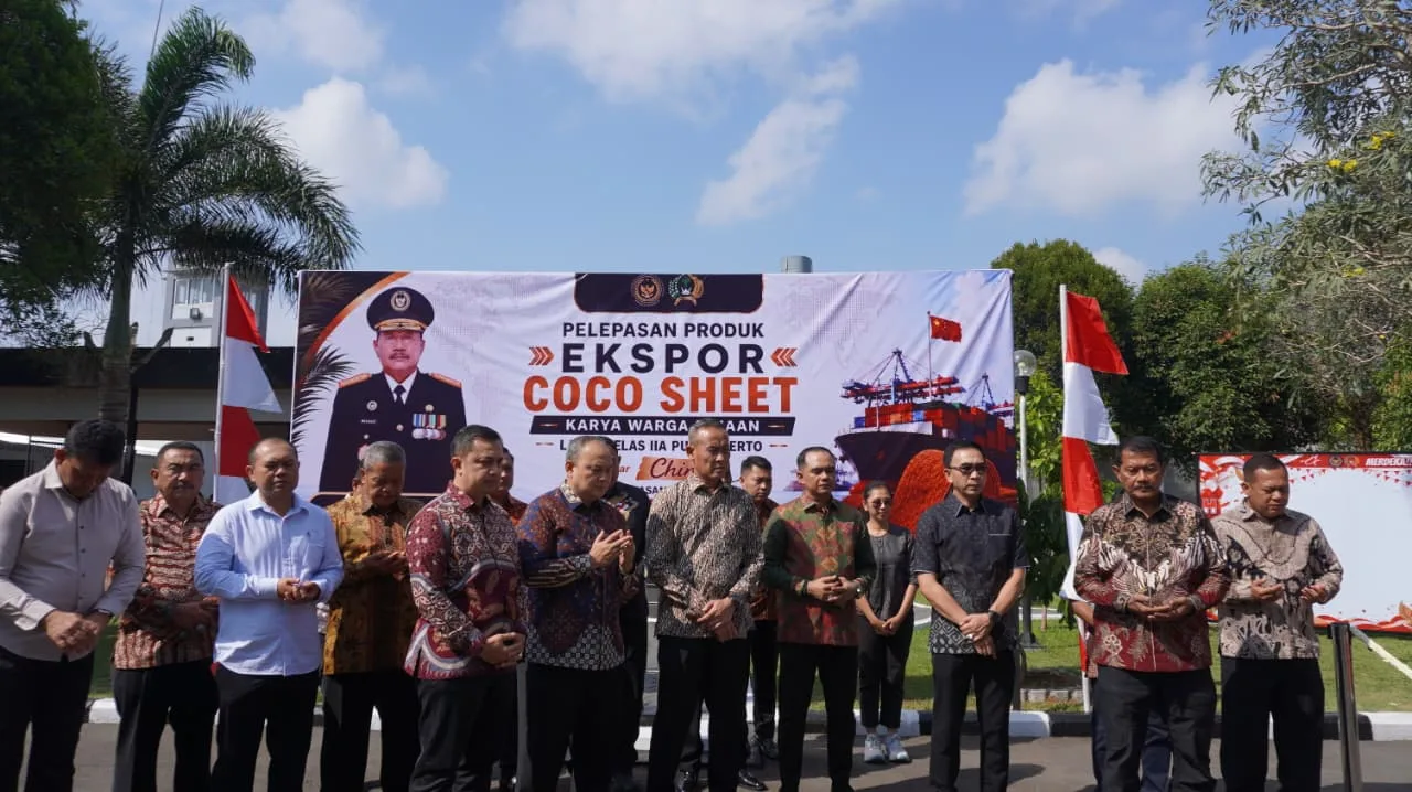 Coco Sheet karya WBP Rutan Purwokerto tembus pasar China