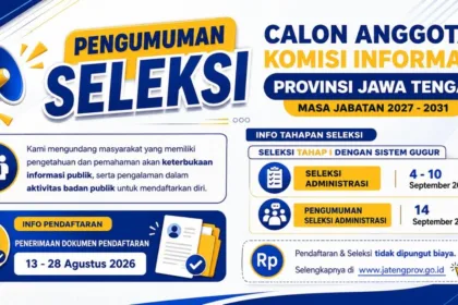 Seleksi komisi informasi dibuka