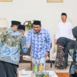 Kafilah MTQ Korpri Jateng saat berpamitan dengan Wagub Jateng