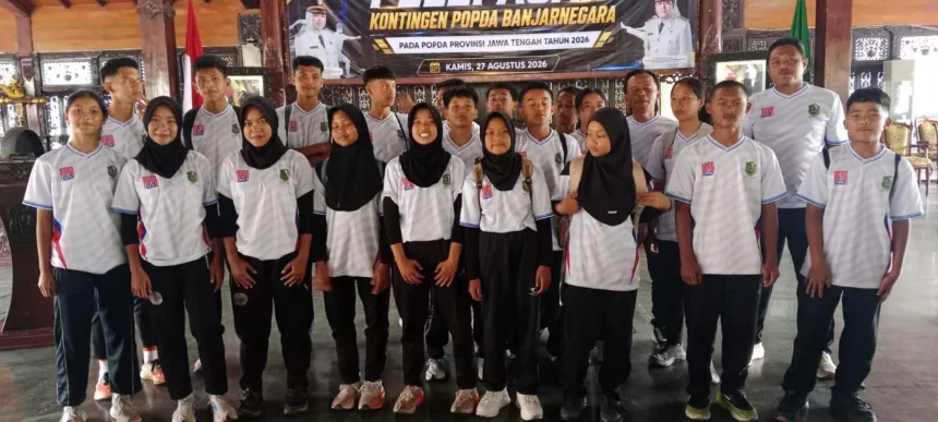 Pelepasan atlet pelajar Banjarnegara jelang Popda Jateng 2026