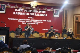 Sidang paripurna DPRD Purbalingga yang membahas tentang APBD Purbalingga tahun anggaran 2027