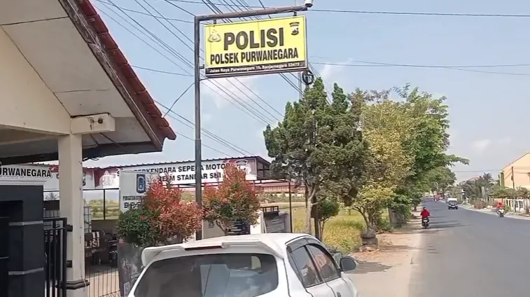 Polsek Purwanegara mengamankan seorang pemuda terduga melakukan pencurian di bengkel mobil