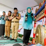 Ning Nawal saat peluncuran UMKM Keluarga atau Kapulaga di Wonosobo