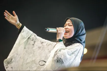Alma Esbeye dalam penutupan MTQ Nasional tahun 2026