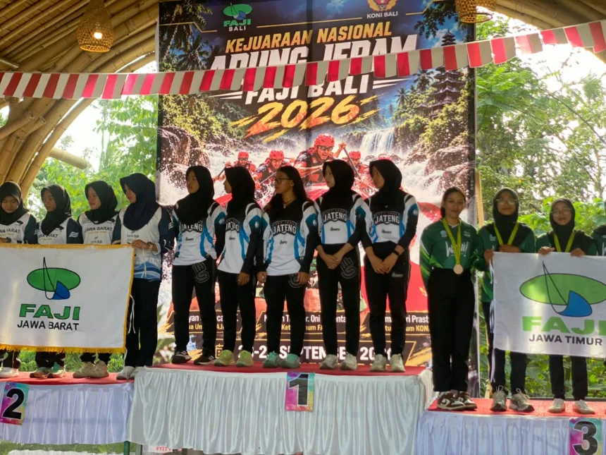 Atlet FAJI Banjarnegara sukses sumbagkan 2 emas untuk Jateng di Kejurnas Arung Jeram di Bali