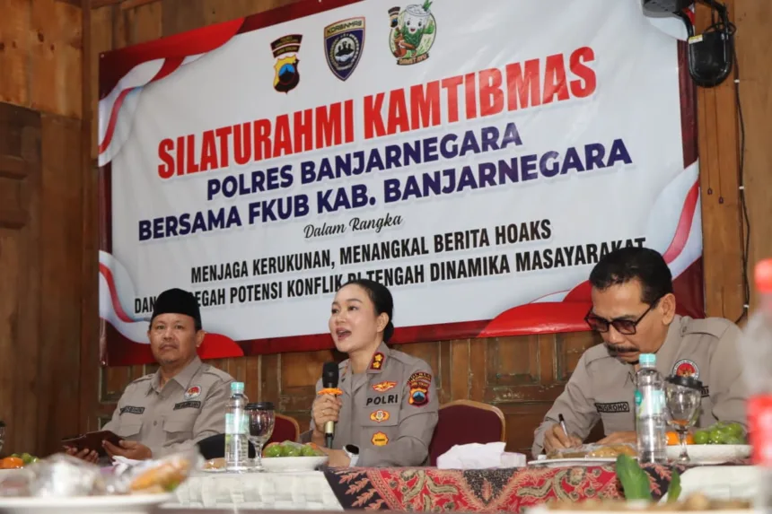 FKUB Banjarnegara saat menjalin silaturahmi bersama Kapolres Banjarnegara