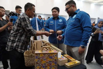Wakil Bupati Purbalingga dalam pelantikan DPC Gekrafs Purbalingga