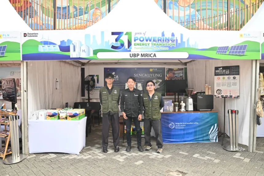 Paguyuban Mrica Corner menghadirkan kopi Sengkuyung dan produk mitra binaan PLN IP UBP Mrica dalam Inpower Fest 2.0 di Jakarta, sebagai upaya memperluas akses pasar dan memperkenalkan potensi produk unggulan Banjarnegara.